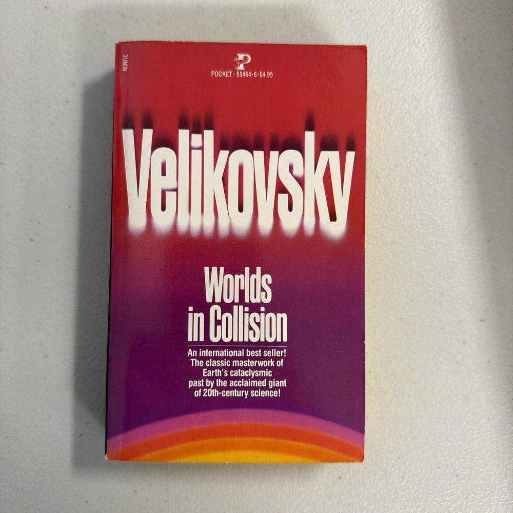 Velikovsky WORLDS IN COLLISION 1977 Astronomy Cosmology Physics Primal Chaos PB